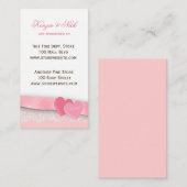 バレンタインハートブライダルレジストリカード エンクロージャーカード (正面/裏面)