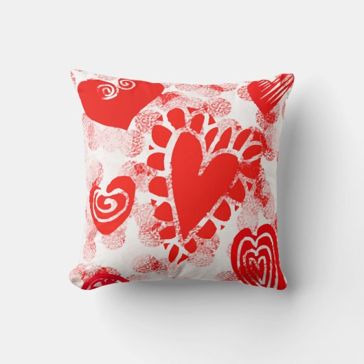 バレンタインハートホリデイ装飾用クッション クッション (正面)