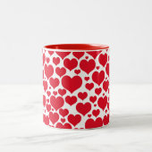 バレンタインハートマグ ツートーンマグカップ (中央)