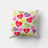 バレンタインハートメッセージ枕 クッション (裏面)