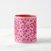 バレンタインハート吹き出し マグカップ (中央)