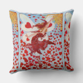 バレンタインハート妖精 クッション (裏面)