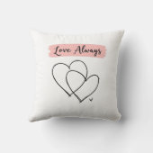 バレンタインハート枕 クッション (裏面)