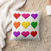 バレンタインハート枕 クッション (ブランケット)