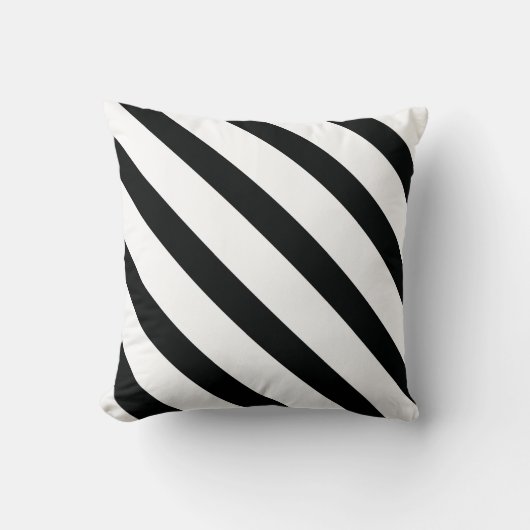 バレンタインハート枕 |ストライプのハート | クッション (正面)