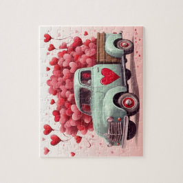 バレンタインハート特別配送トラック ジグソーパズル