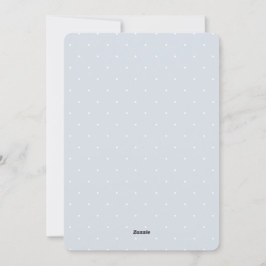 バレンタインハート男の赤ちゃん誕生発表カード シーズンカード (裏面)