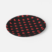 バレンタインハート紙プレート ペーパープレート (アングル)