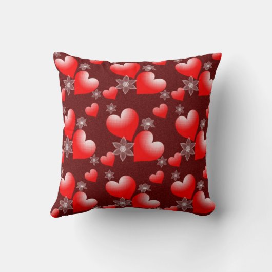バレンタインハート装飾用クッション クッション (裏面)