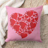 バレンタインハート装飾用クッション クッション (ブランケット)