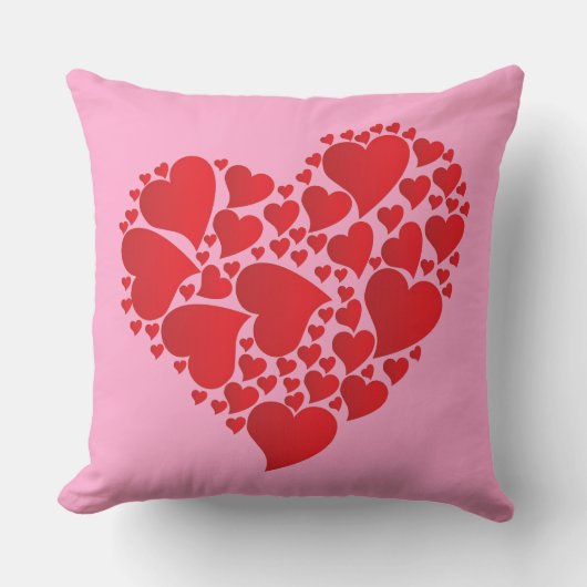 バレンタインハート装飾用クッション クッション (正面)