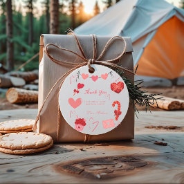 バレンタインハート誕生日パ感謝していーティユー フェイバータグ