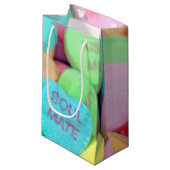 バレンタインハート飴 スモールペーパーバッグ (正面アングル)