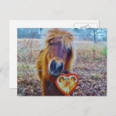 バレンタインハート馬 シーズンポストカード (正面/裏面)