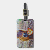 バレンタインハート馬 ラゲッジタグ (正面縦)