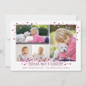 バレンタインハート4写真スプレッド愛と優しさ シーズンカード (正面)