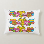 バレンタインハート アクセントクッション (裏面)