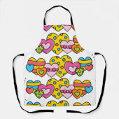 バレンタインハート エプロン (正面)