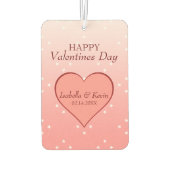 バレンタインハート カーエアーフレッシュナー (裏面)