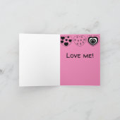 バレンタインハート カード (内部)