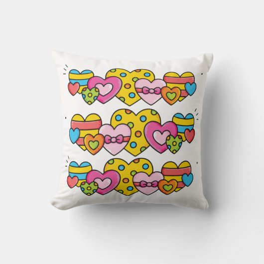 バレンタインハート クッション (正面)