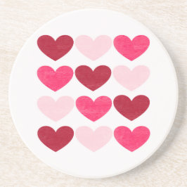 バレンタインハート コースター