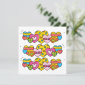 バレンタインハート サンキューカード (スタンド正面)