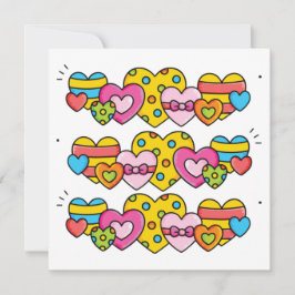 バレンタインハート サンキューカード