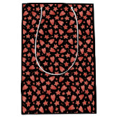 バレンタインハート&スターズパターン抱き枕 ミディアムペーパーバッグ (正面)