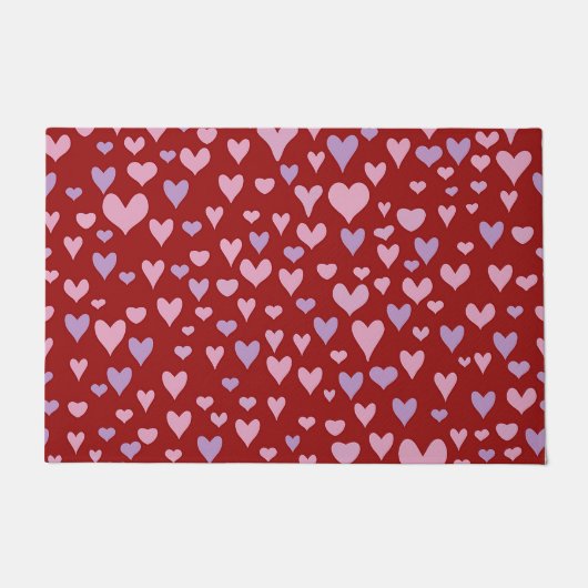 バレンタインハート ドアマット (正面)