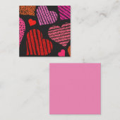 バレンタインハート ノートカード (正面/裏面)