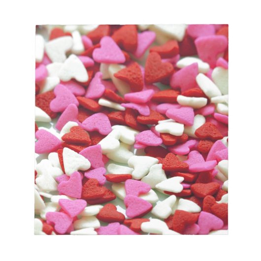 バレンタインハート ノートパッド (正面)