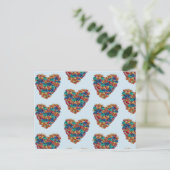 バレンタインハート,ハートスケッチはがき シーズンポストカード (スタンド正面)