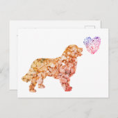 バレンタインハート,ハートスケッチはがき シーズンポストカード (正面/裏面)