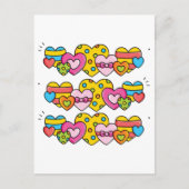 バレンタインハート ポストカード (正面)