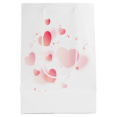 バレンタインハート ミディアムペーパーバッグ (裏面)