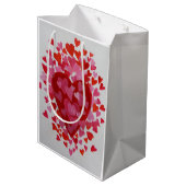 バレンタインハート ミディアムペーパーバッグ (裏面アングル)