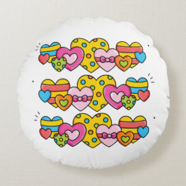 バレンタインハート ラウンドクッション