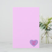 バレンタインハート 便箋 (スタンド正面)