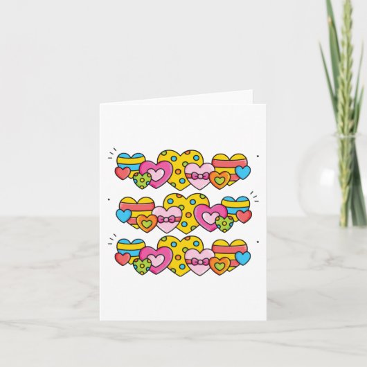 バレンタインハート 招待状 (正面)