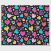 バレンタインハートII |バレンタインの贈り物 ラッピングペーパー (フラット)