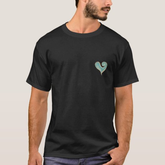 バレンタインハートTシャツ Tシャツ (正面)