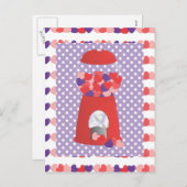 バレンタインバブルガム シーズンポストカード (正面/裏面)