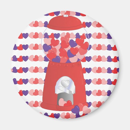 バレンタインバブルガム マグネット (正面)