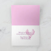 バレンタインバラとロープハート シーズンカード (内部)