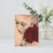 バレンタインバラはがき シーズンポストカード (スタンド正面)