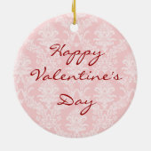 バレンタインバラアイリッシュセッター セラミックオーナメント (裏面)