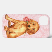 バレンタインバラアイリッシュセッター Case-Mate iPhoneケース (裏面 (横))