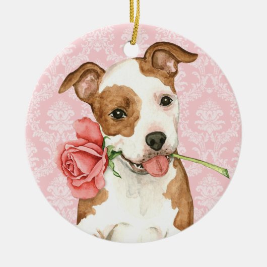 バレンタインバラアムスタッフ セラミックオーナメント (正面)