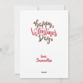 バレンタインバラカウボーイブーツ シーズンカード (裏面)